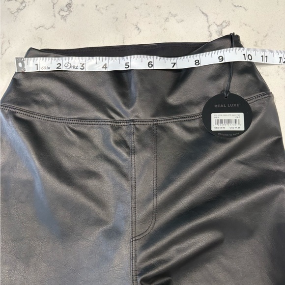 Offline By Aerie Real Luxe Faux Leather Leggings Size Small NWT - Picture 7 of 9